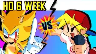 Friday Night Funkin' V.S Sonic HD FULL WEEK + Cutscenes FNF HD Mod 6 Week