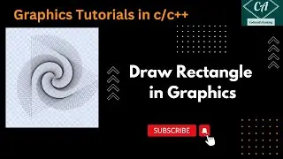 Draw Rectangle in Computer Graphics||Rectangle||rectangle()