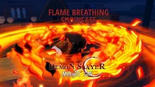 Flame Breathing is insane in this new roblox game