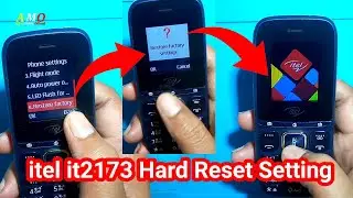 Itel it2173 Hard Reset / How To Reset Itel it2163 Mobile / Keypad Mobile Restart Setting/Itel Phone