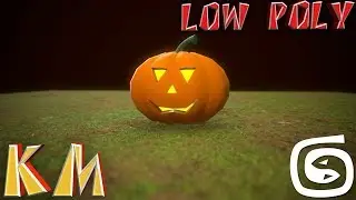 Моделирование тыквы для хэллоуина (Урок 3d max для начинающих) low poly
