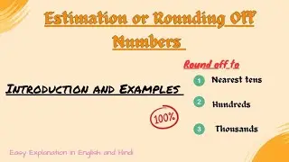 Estimation or Rounding off Numbers😎 //Basic concepts important to the Olympiad exam #maths #trending