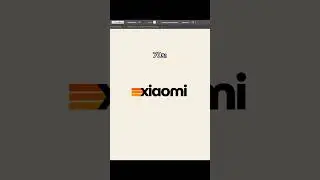 Xiaomi logo inspired by different decades #logo #graphicdesign #shorts