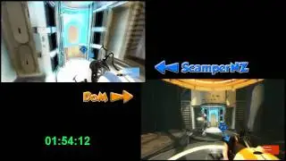 Portal 2 - Co-op speed run (Chapter 1)