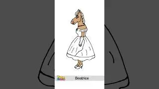 Drawing Beatrice Bojack horseman #shorts