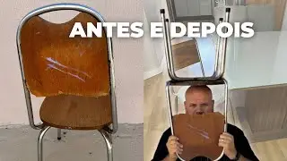 REFORMANDO CADEIRA DE MADEIRA