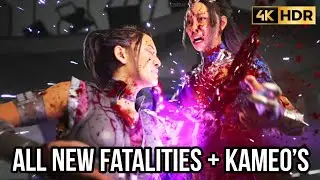 MORTAL KOMBAT 1 Beta - All Fatalities including Kameo's [4k HDR]
