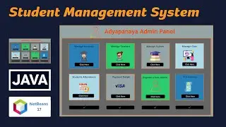 Student Management System With Java NetBeans  | Complete Project With Java Swing 