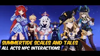 SIMULANKA Summertide Scales and Tales All Acts 1-4 NPC Character Hidden Location/Interaction [EN/JP]