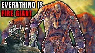 Elden Ring, but every enemy is the Fire Giant