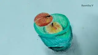 Amazing 3D Apple Bowl drawing