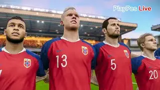 PES 2020 - Norway vs Austria - UEFA Nations League - Gameplay PC