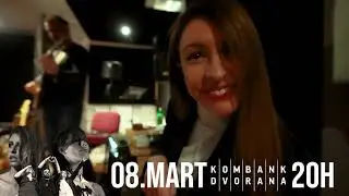 NEVERNE BEBE - PROBA ZA KONCERT U KOMBANK DVORANI 8.marta 2022.