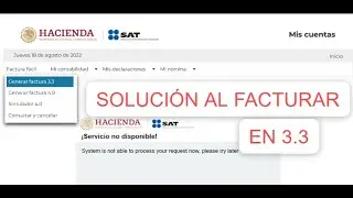 SOLUCIÓN ERROR AL FACTURAR EN VERSIÓN 3.3 MIS CUENTAS
