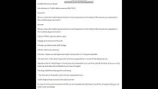 MGT111 - Introduction to Public Administration GDB 01 SP21