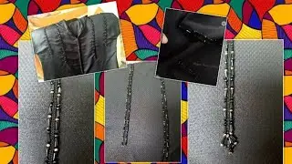 خيطتي جلابة وحرت كفاش تزدلا لمسة شوفي الفيديو /فكرة سهلة وحلوة😍