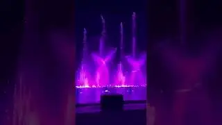 Шоу поющих танцующих фонтанов в Протарасе Кипр