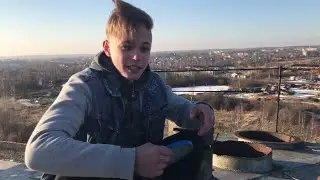 Подстригся налысо на высоте.