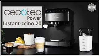 Cecotec Cumbia Power Instant-ccino 20 - Machine à café semi automatique avec 20 bars de pression