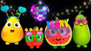 Funny Watermelon & Fruits Party! - Fun with music and dancing ! - Baby Sensory Videos