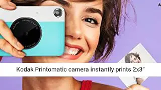 KODAK Printomatic Digital Instant Print Camera - Full Color Prints On ZINK 2x3