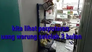 Hasil uang warung selama 3 bulan