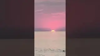 🤩🌊Закат в море! #Сочи #закат #море