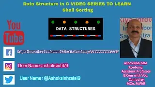 Shell Sorting in Data Structure Using C