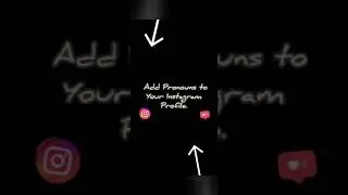 How to add pronouns on Instagram/ Add gender identity pronouns on Instagram/New update on IG