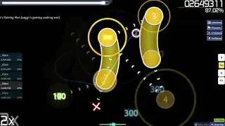 [Osu!] It's raining men 8.8 Star Pass [B] Rank
