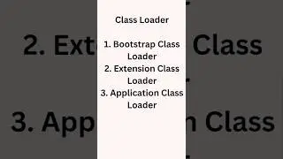 Class Loader | Types Of Class Loader In Java | Tech IQ Lab 