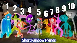 FNF GHOST RAINBOW FRIENDS All Phases - Friday Night Funkin' (Roblox Rainbow Friends)