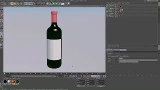 Cinema 4D Tutorial - How to Create a Bottle Part 3/3 - Adding Liquid, Labels and Caps