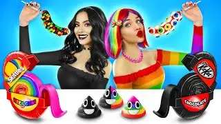 CRAZY TRICKS AND FUNNY FOOD PRANKS ON FRIENDS! FOOD CHALLENGES by RATATA SHORTS