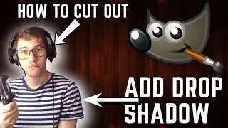 How To Cut Out an Object & Add Drop Shadow With GIMP 2020 Tutorial(How To Use it in Thumbnails)!!!