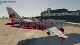 Гоняем по югу на Арабасе: Сочи - Мин. Воды - Краснодар - Симферополь | X-Plane 11 | Toliss A319
