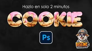Cómo Crear un Efecto COOKIE en Texto con Photoshop