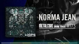 Metalcore Drum Track / Norma Jean Style / 200 bpm