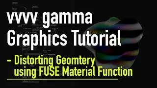 vvvv gamma Graphics Tutorial 015   Distorting Geometry using FUSE Material Function