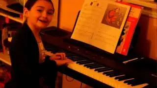 Aurora Playing Jingle Bells