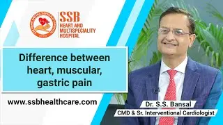 Difference between heart, muscular and gastric pain | SSB Hospital (Hindi) | Heart Health