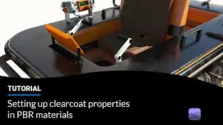 Setting up clearcoat properties in PBR materials in VUE