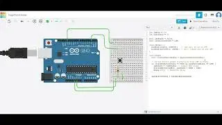 Toggle LED with Push Button – Arduino Tinkercad Tutorial (No Talking)