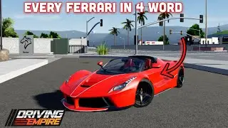 Every Ferrari in 4 words! | Driving Empire