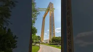 Dubai Frame. Największa ramka na świecie. #shorts #dubai #dubaj #atrakcje #cozobaczyc #shortsvideo