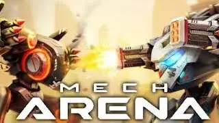 Mech arena, death match 2v2 gameplay