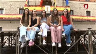 The queen and ladies of the Carbonero el Mayor festivities 2024