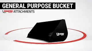 The #Manitou GENERAL PURPOSE BUCKET range speaks for itself 🔴 #essential #construction #telehandler