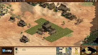 Voobly AOE2 1.6: Arabia, Japanese vs Persians