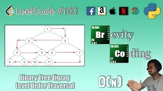 [Python] - Leetcode 103 -  Binary Tree Zigzag Level Order Traversal in O(N) Complexity